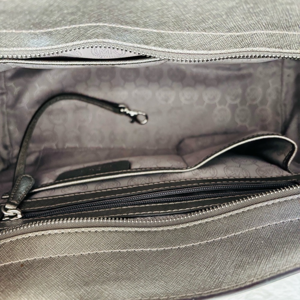 Michael Kors Metallic Olive Brown Satchel/Shoulder Bag - Picture 5 of 16